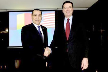 Premierul Ponta a discutat la Palatul Victoria cu directorul FBI